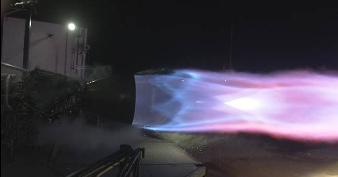 Rocket plume plasma test